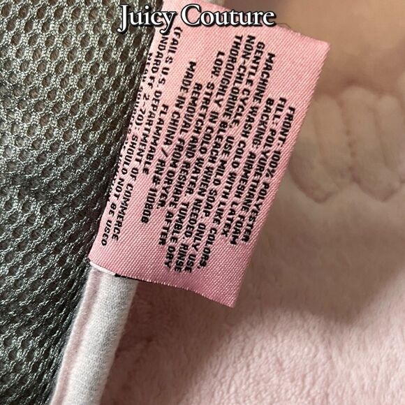 Juicy Couture Pink Plush Bath Mat – Like New (No Tags) - Picture 3 of 5